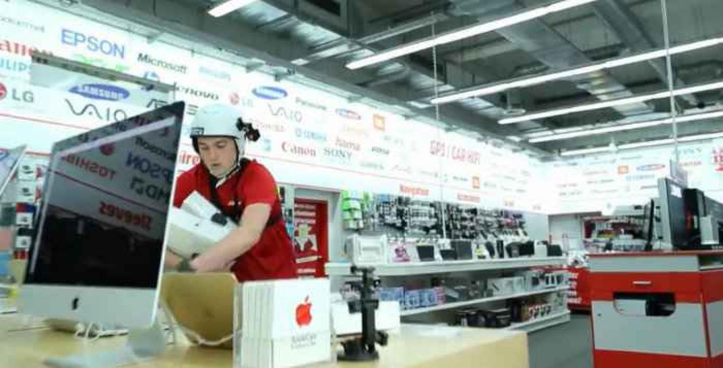 VIDEO. 100 secondes pour faire ses courses gratuitement au Media Markt