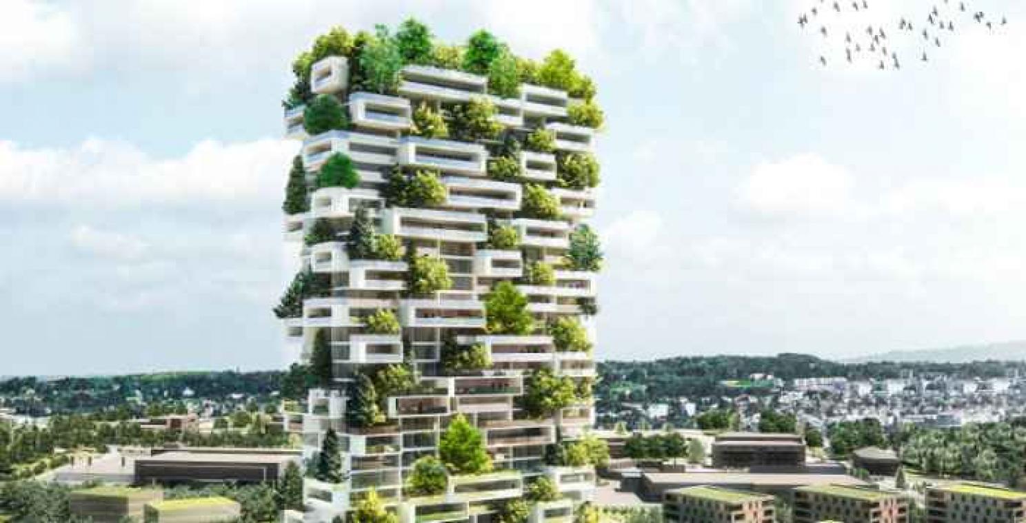 Construction en Suisse d'un immeuble-forêt de 36 étages recouvert d'arbres et de plantes