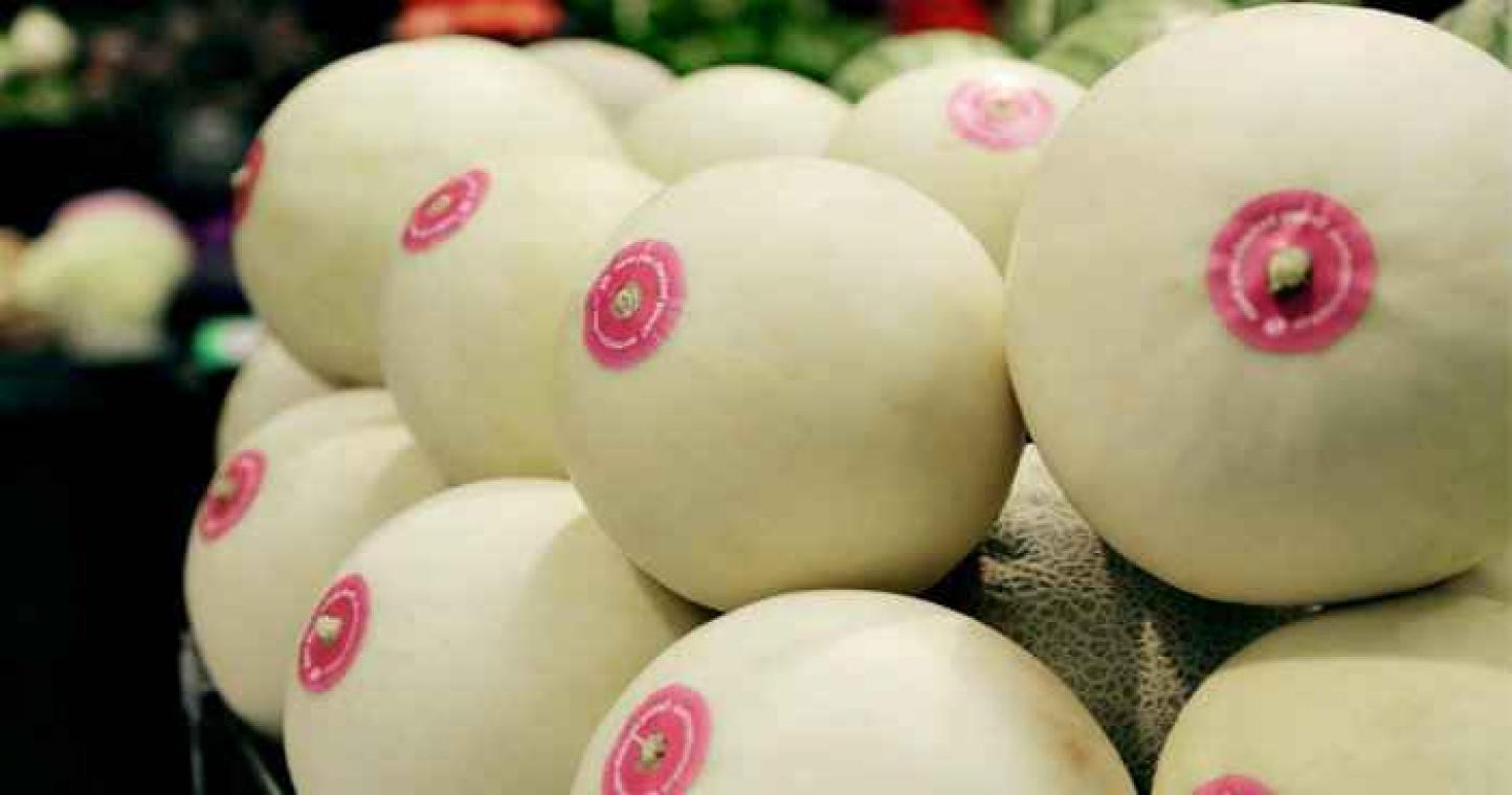 Des melons au cur d'une campagne originale pour le dépistage du cancer du sein