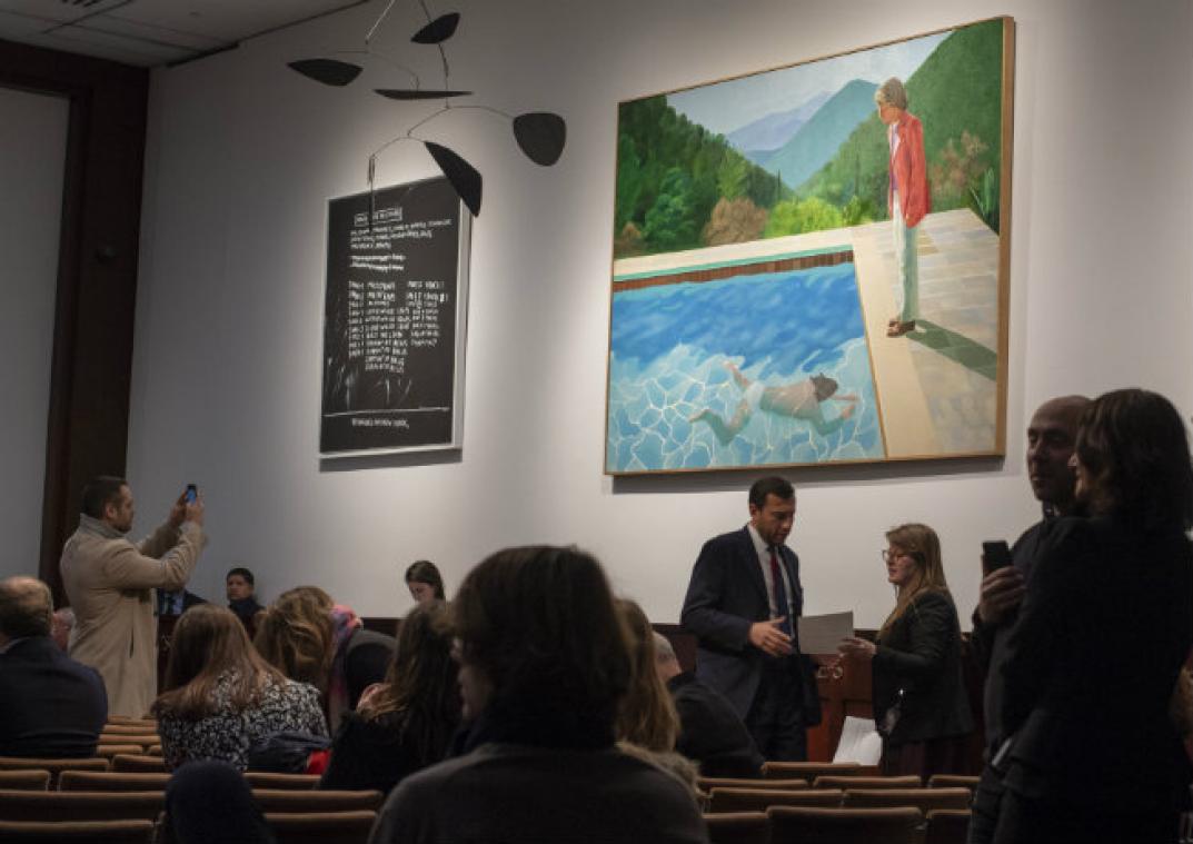 90,3 millions de dollars pour une toile de Hockney, un record pour un artiste vivant