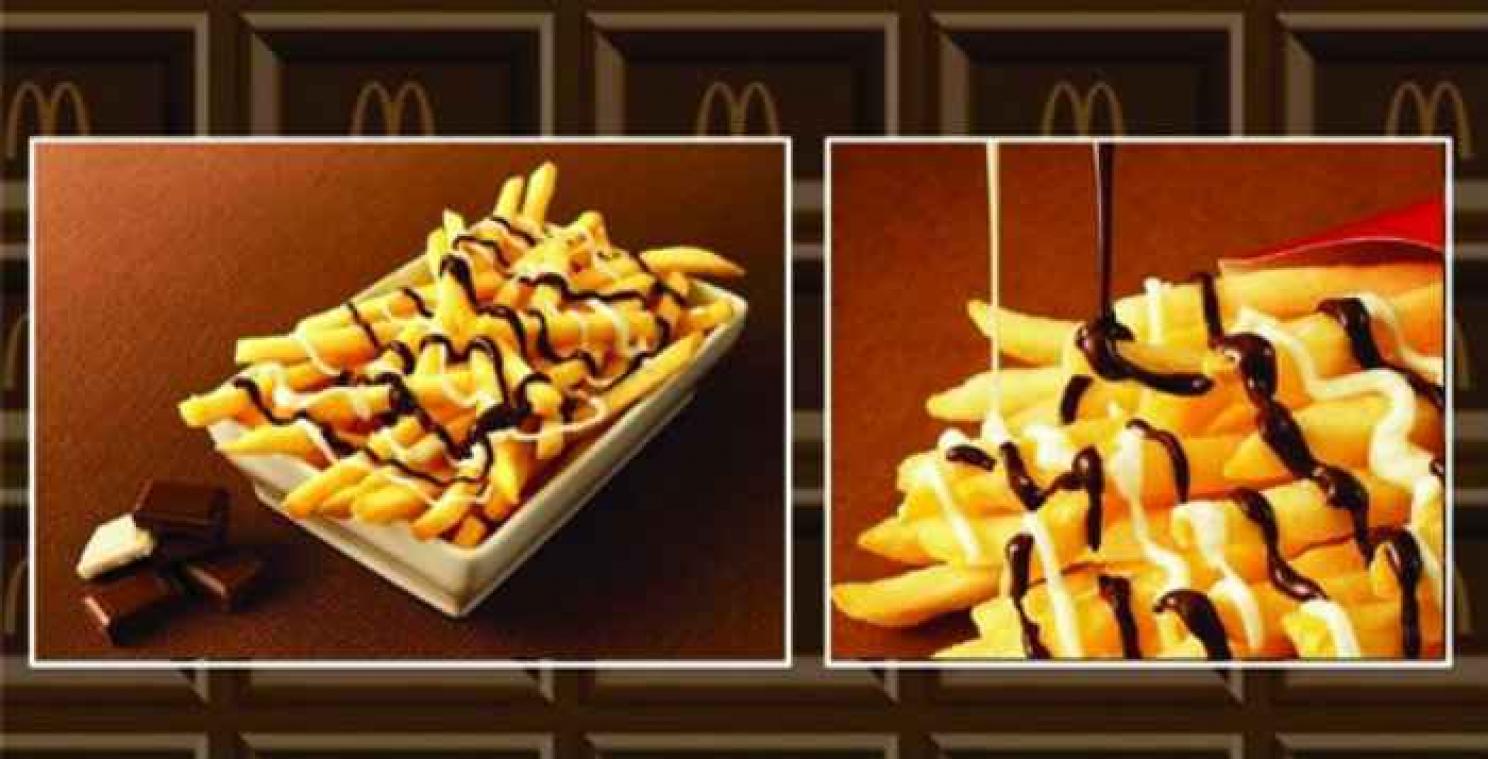 McDonald's lance des frites recouvertes de chocolat