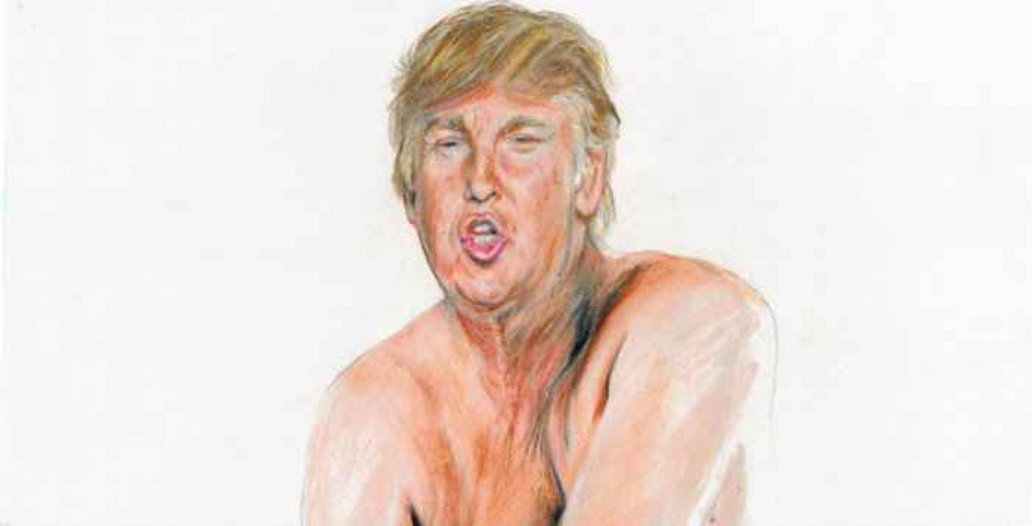 Une artiste bannie de Facebook pour avoir publié un dessin de Donald Trump nu