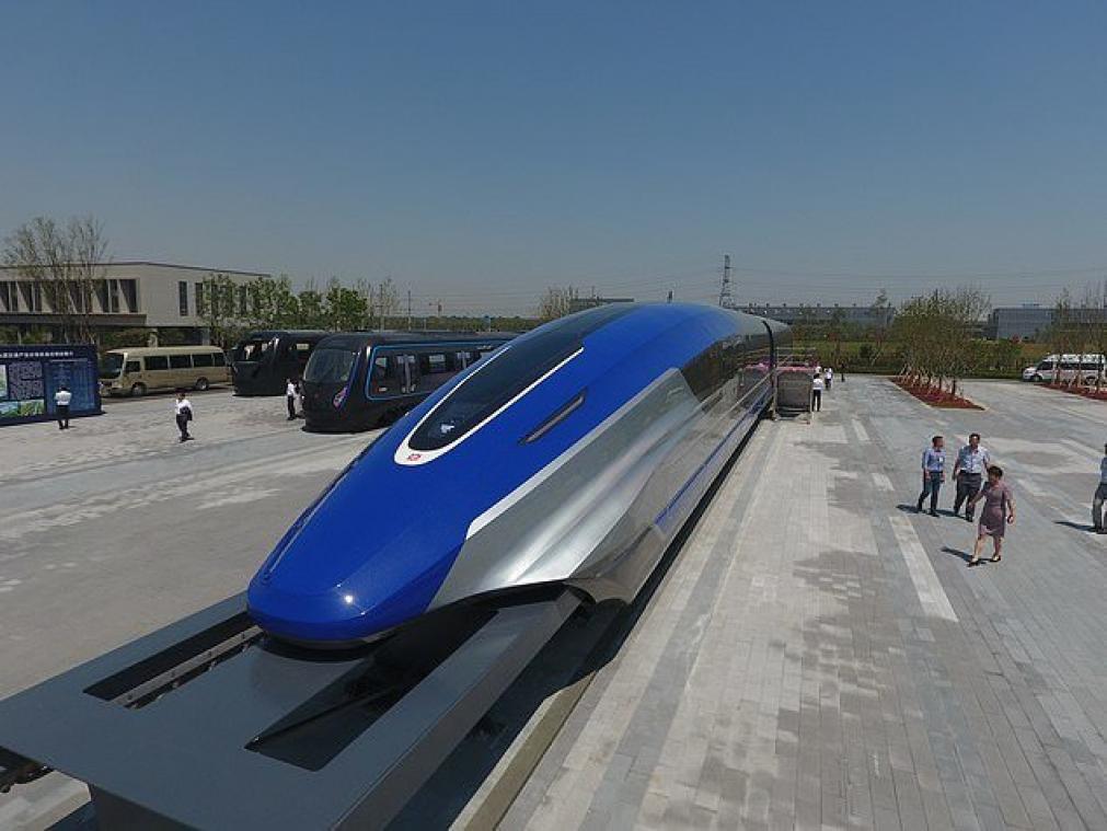La Chine dévoile un train capable d'atteindre les 600 km/h