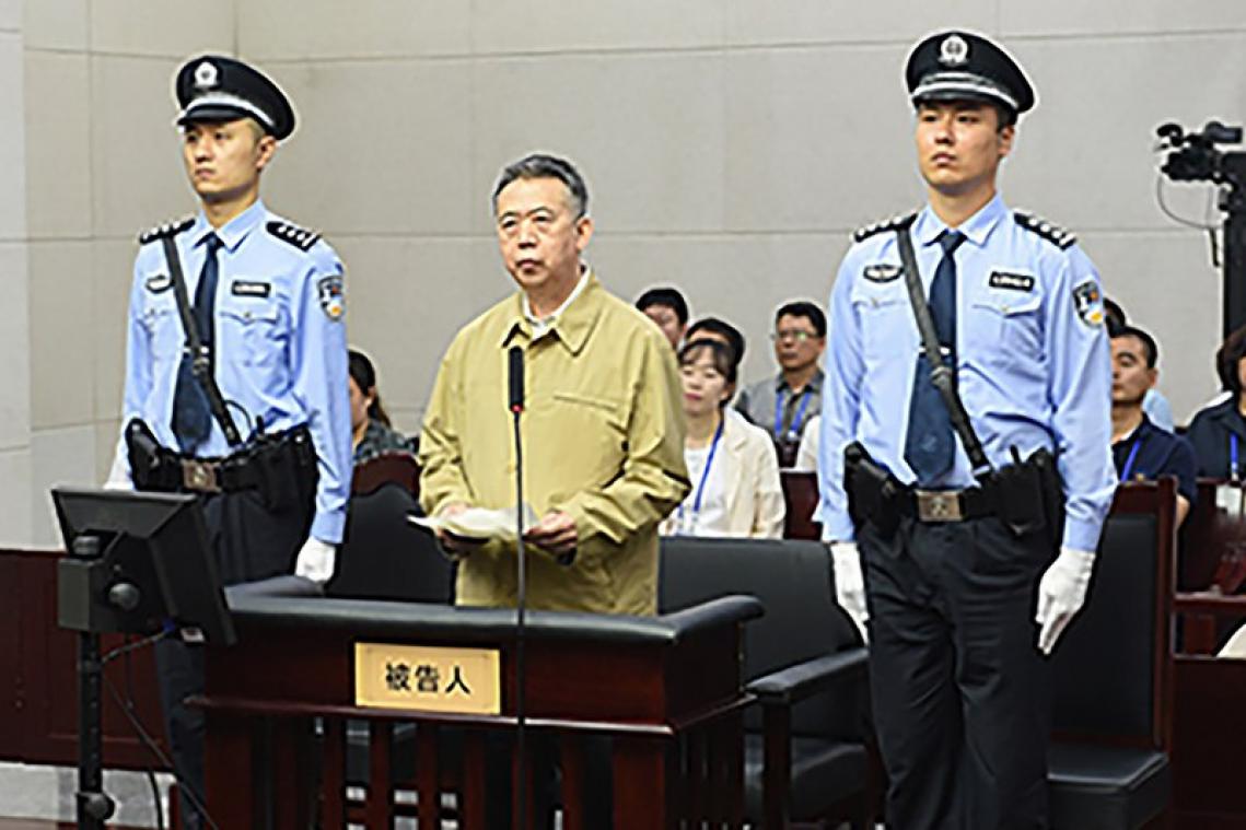 En Chine, l'ancien patron d'Interpol plaide coupable de corruption