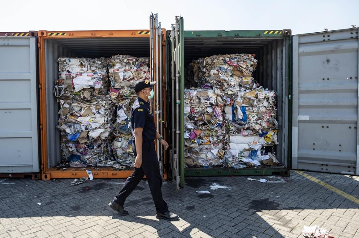 83 conteneurs de déchets plastiques vont être renvoyés dans les pays industrialisés
