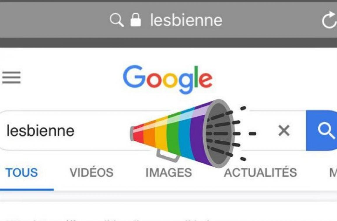 Le terme « lesbienne » ne renvoie plus vers du porno dans Google