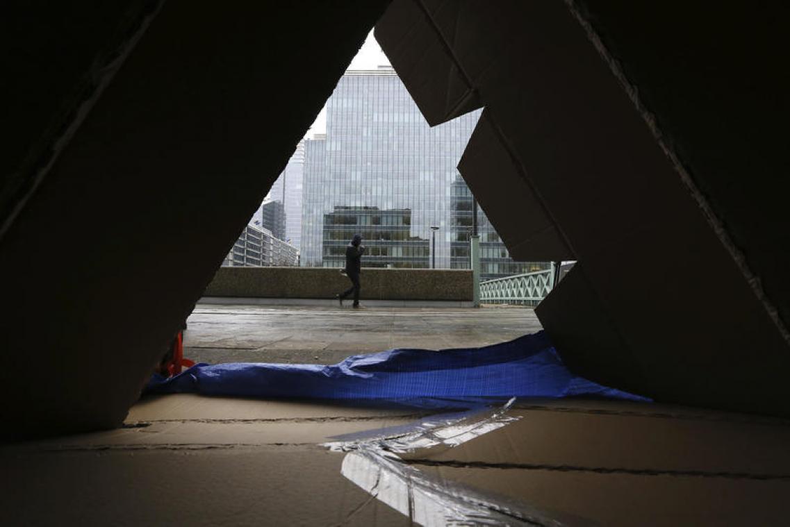 Deux fois plus de sans-abri et de personnes mal logées à Bruxelles qu'il y a dix ans