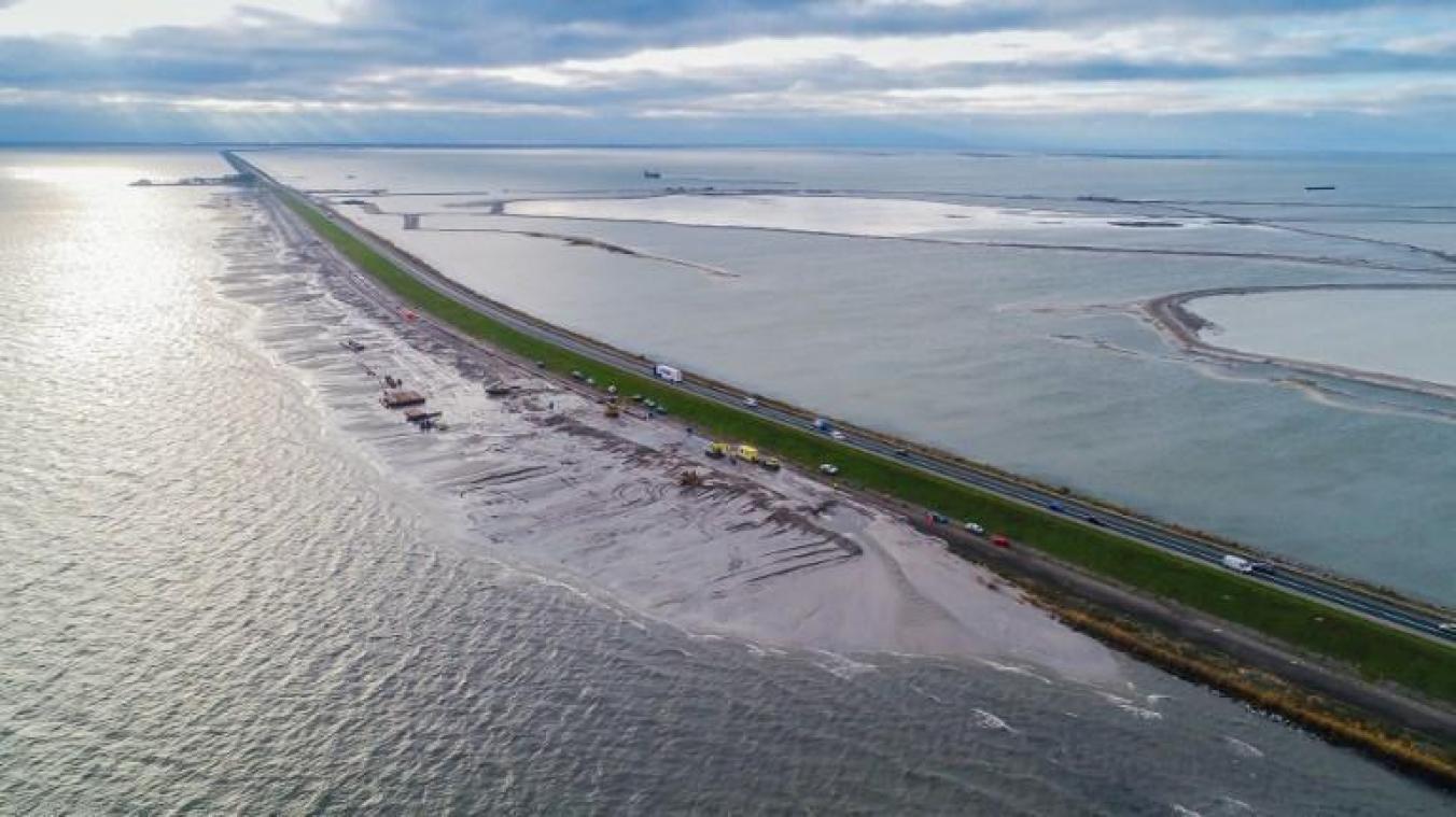 Le sable, nouvel allié des Pays-Bas contre la montée des eaux