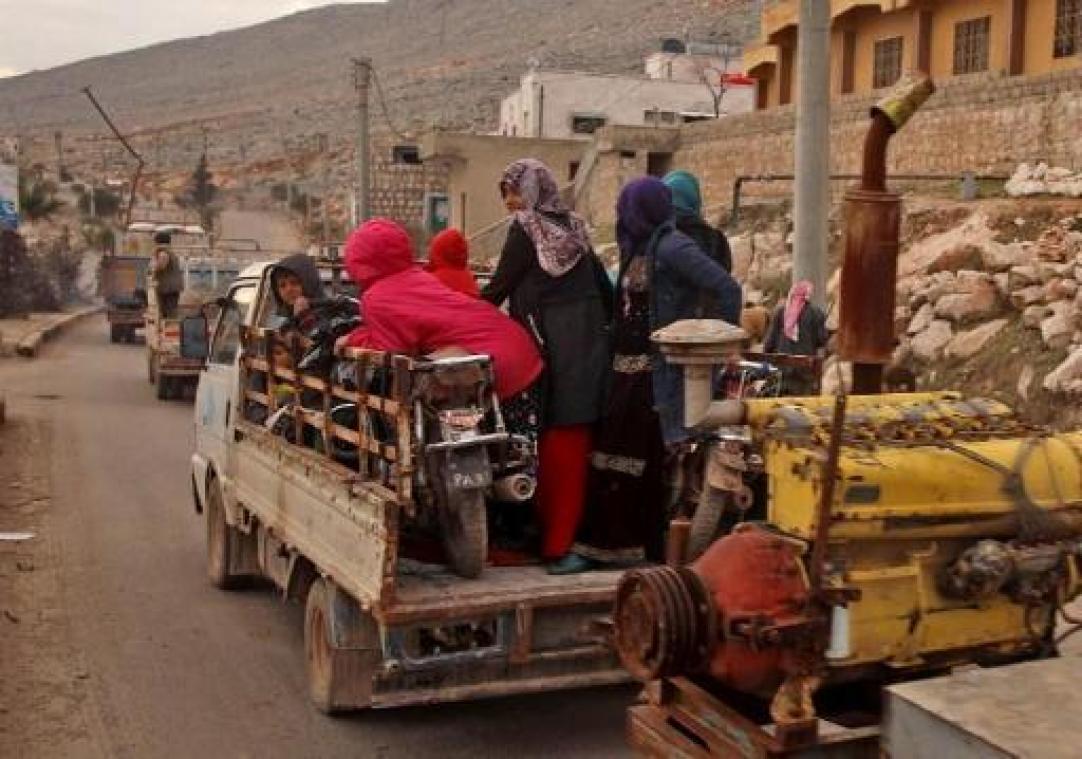 Offensive dans le nord-ouest syrien: 900.000 déplacés depuis décembre