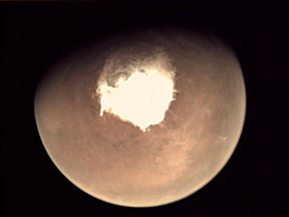 L'instrument belge de mesure NOMAD a détecté une lueur verte sur Mars
