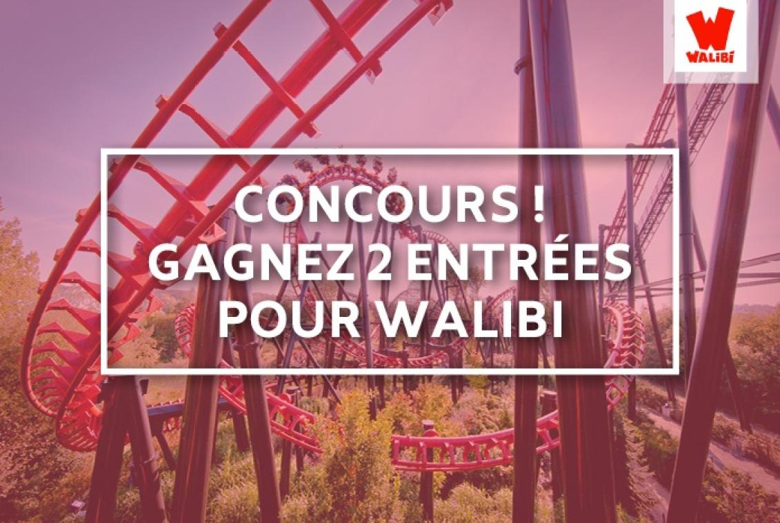 CONCOURS : 5 x 2 tickets Walibi à gagner