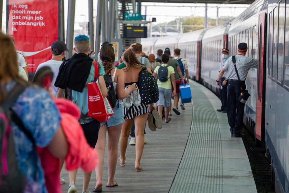 A l'approche du week-end, la SNCB supprime des trains vers la Côte