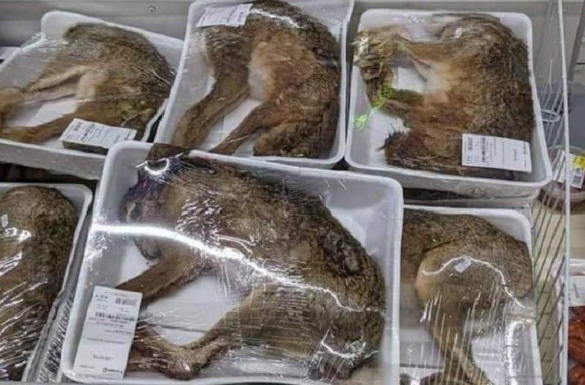 Un supermarché vendant des animaux entiers emballés fait polémique