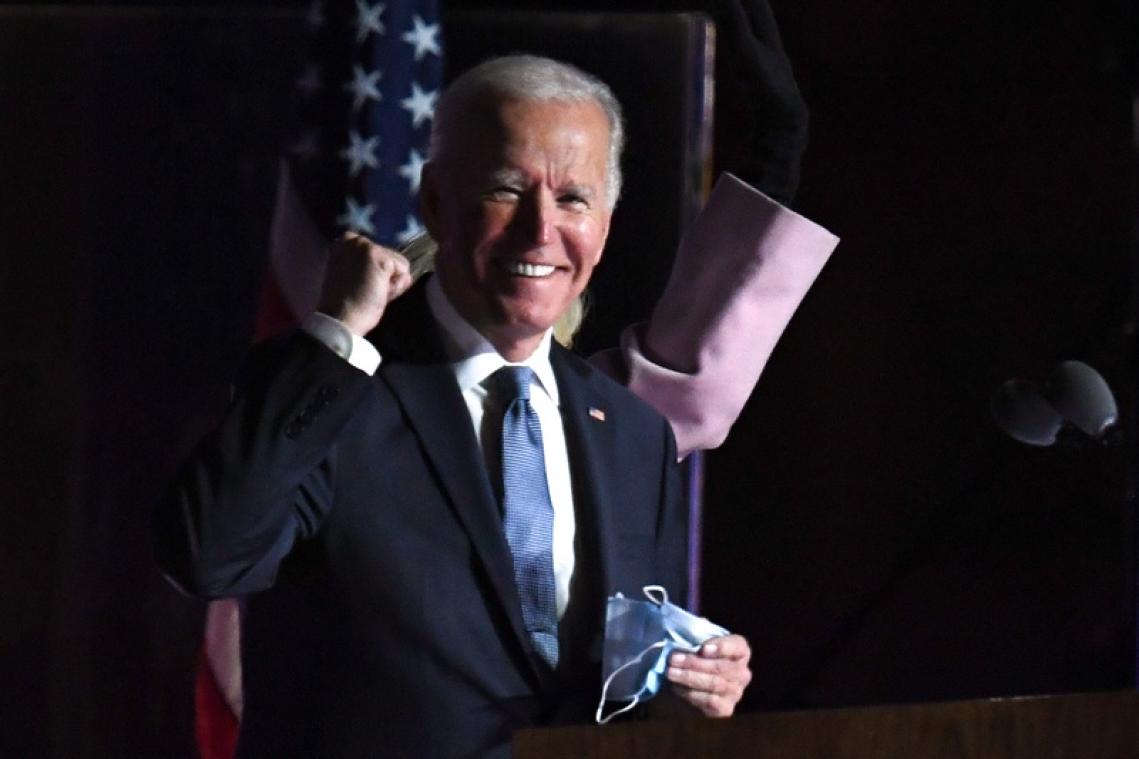 Joe Biden affirme être "sur la bonne voie" pour remporter l'élection