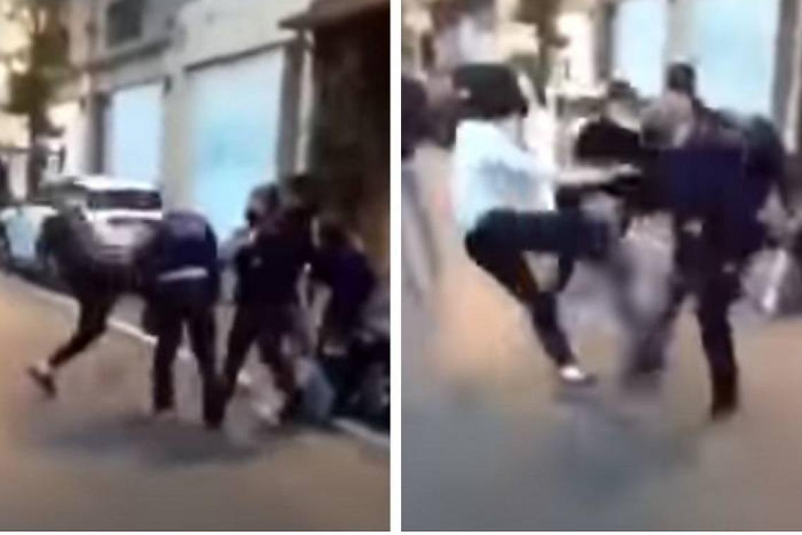 VIDEO. Le contrôle corona dégénère, des policiers violemment attaqués