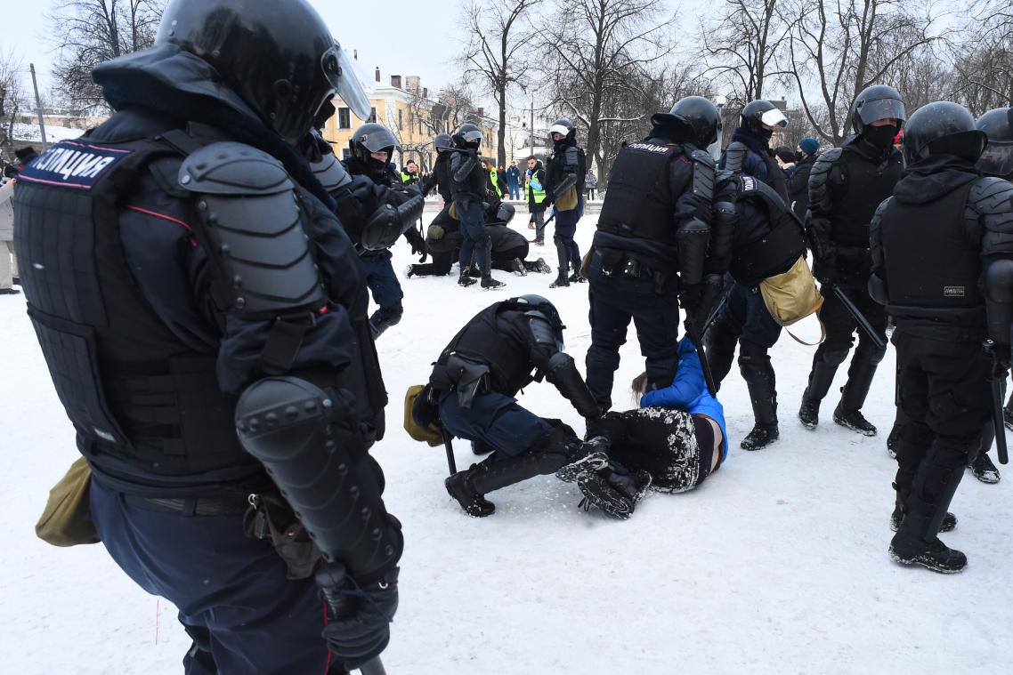 Plus de 4.000 interpellations dans toute la Russie après des manifestations pro-Navalny