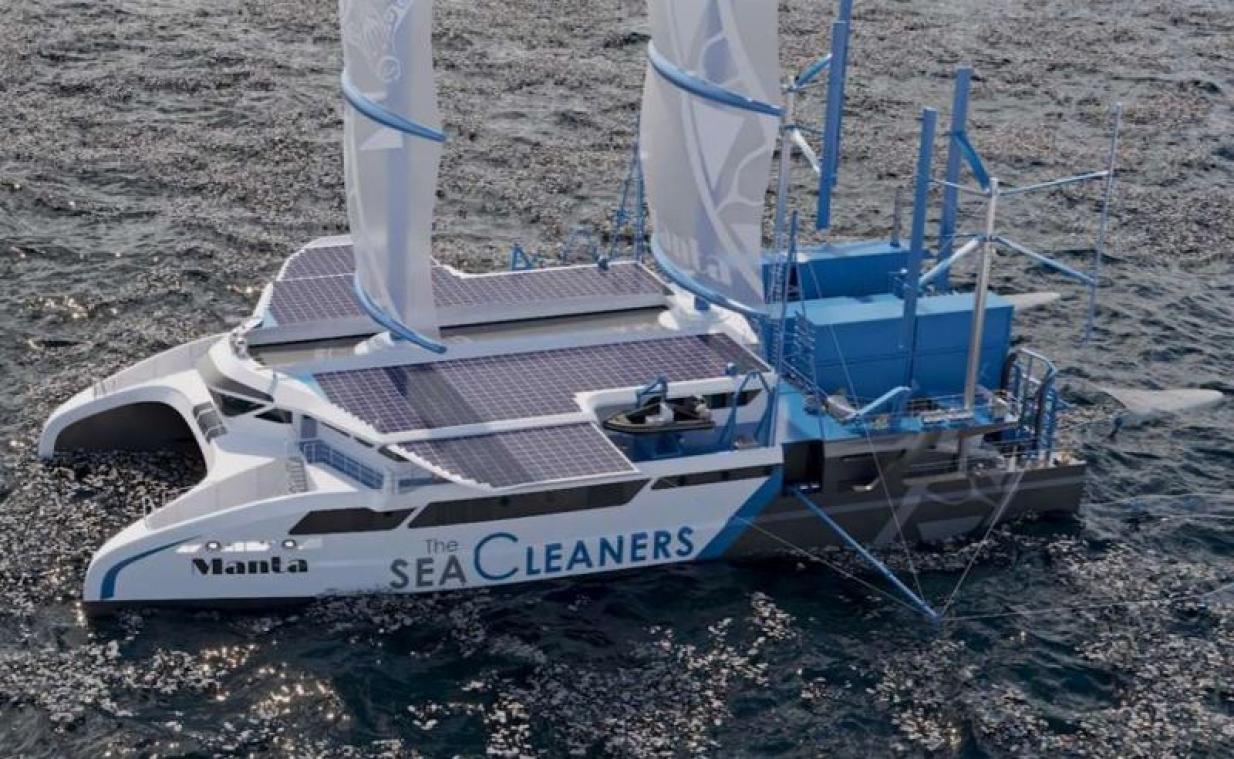 Un bateau géant transformera la pollution plastique en énergie