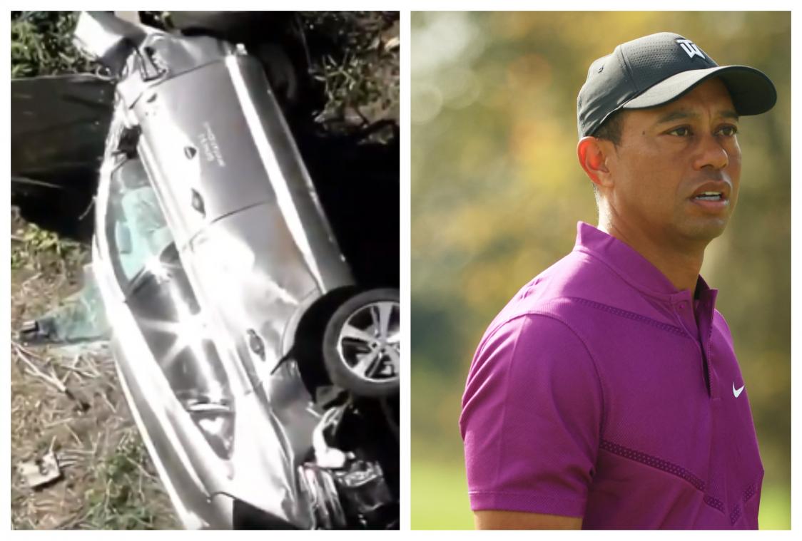 VIDEO. Tiger Woods hospitalisé suite à un accident de la route