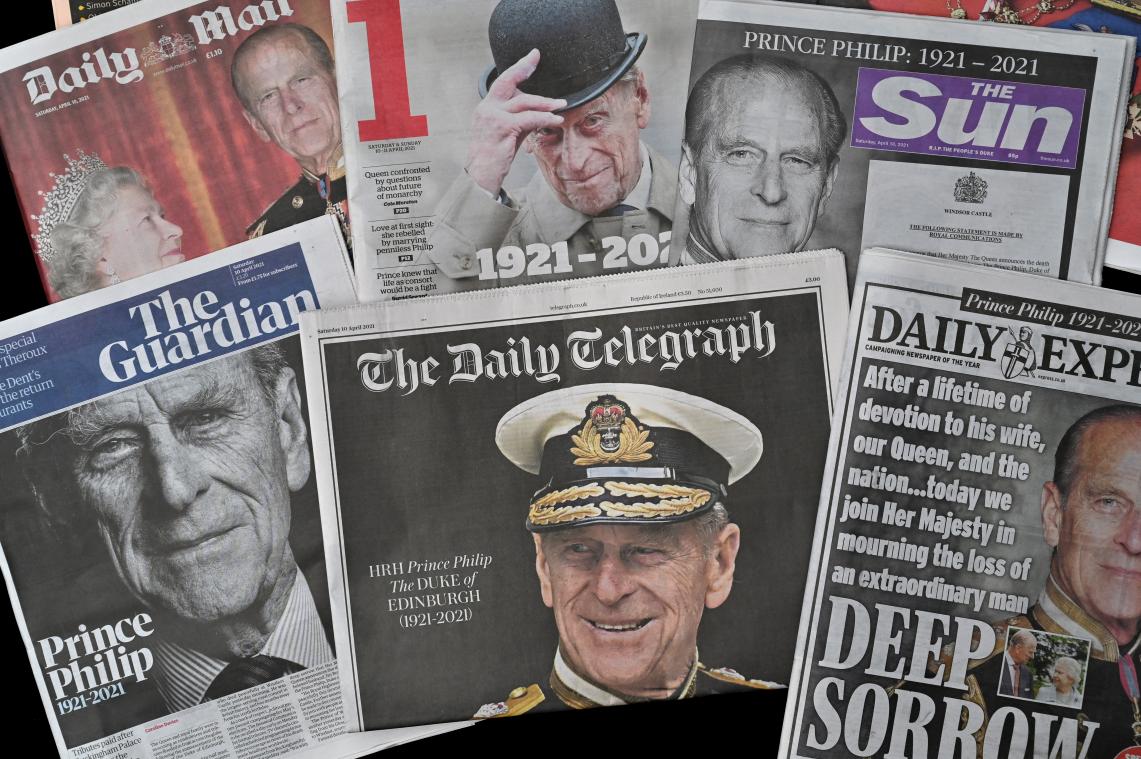 La presse britannique rend un hommage unanime au prince Philip