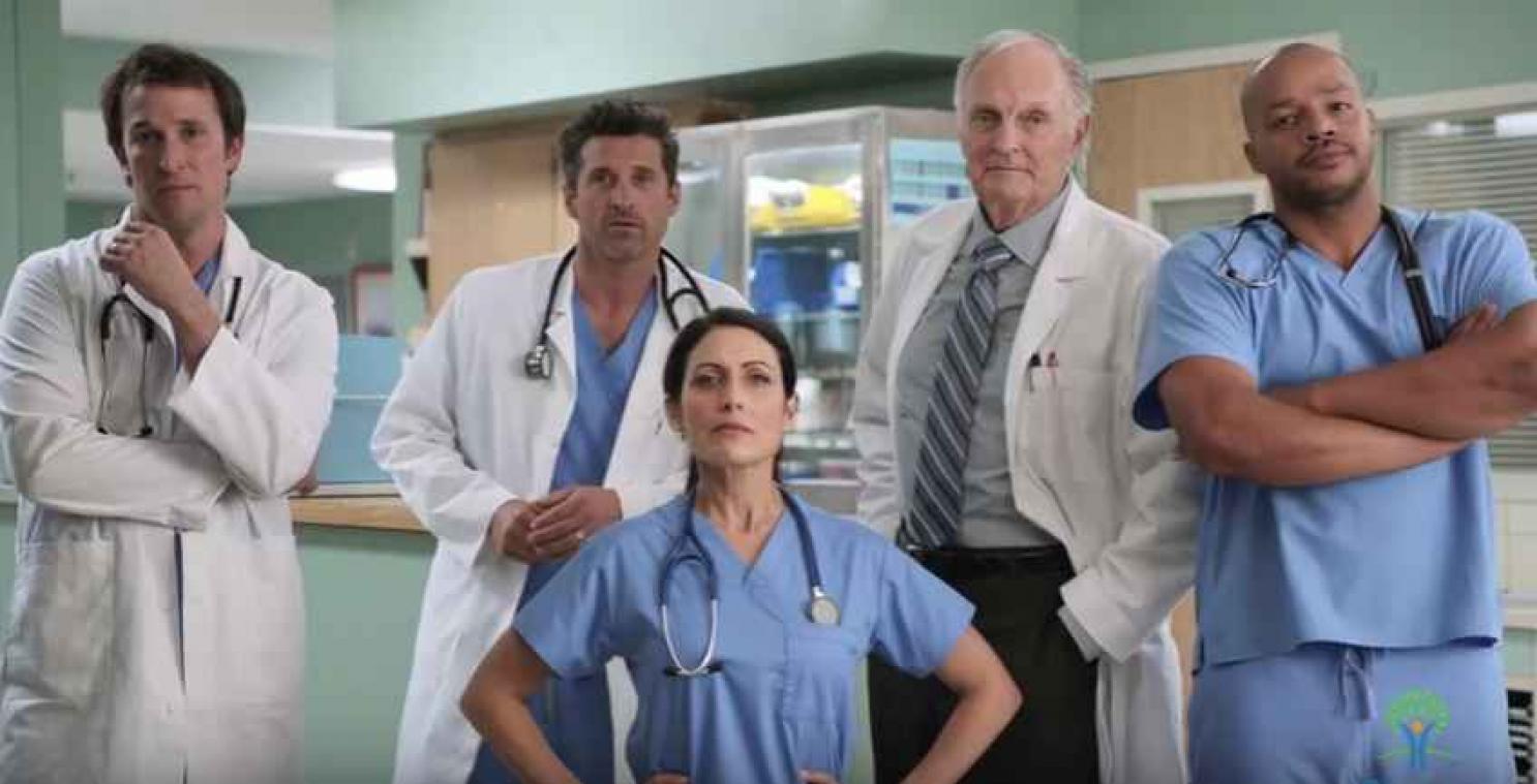 VIDEO. Les médecins stars de séries remettent leurs blouses blanches pour la bonne cause