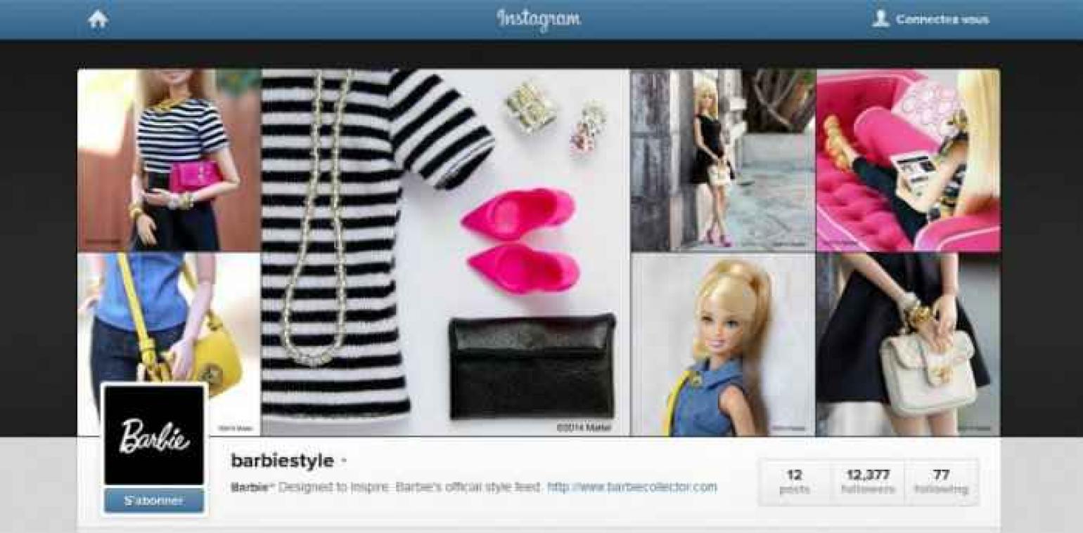 Barbie dévoile son compte Instagram
