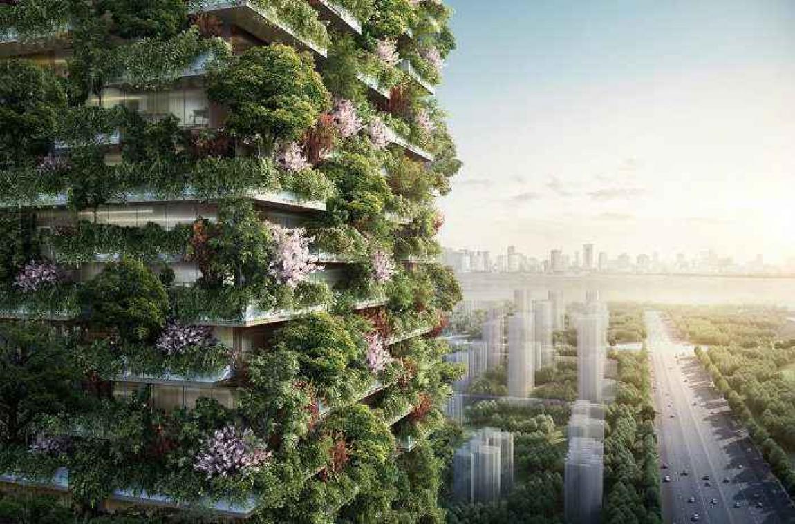 Ces immeubles-forêt pourront absorber la pollution en Chine