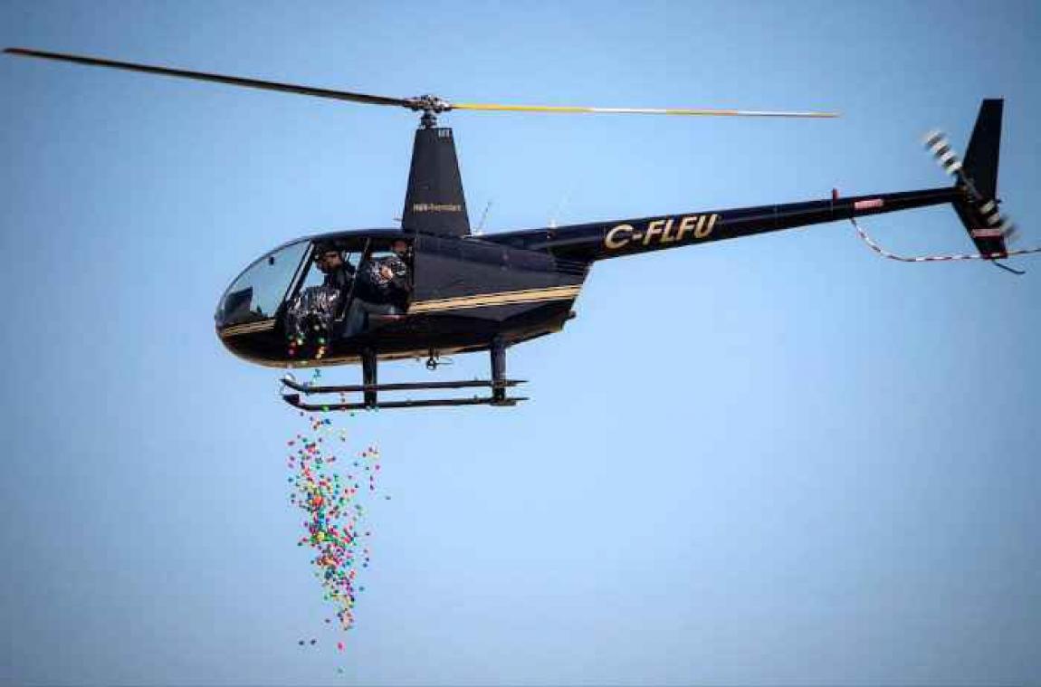 VIDEO. Au Canada, pour célébrer Pâques, 45.000 ufs ont été lancés depuis un hélicoptère