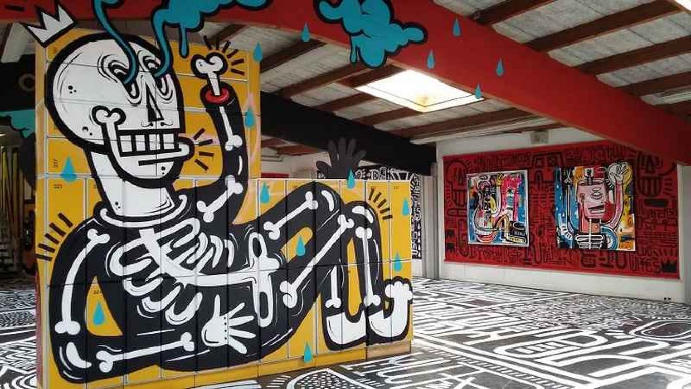 Le street artist Joachim investit 1.000 m² à Bruxelles