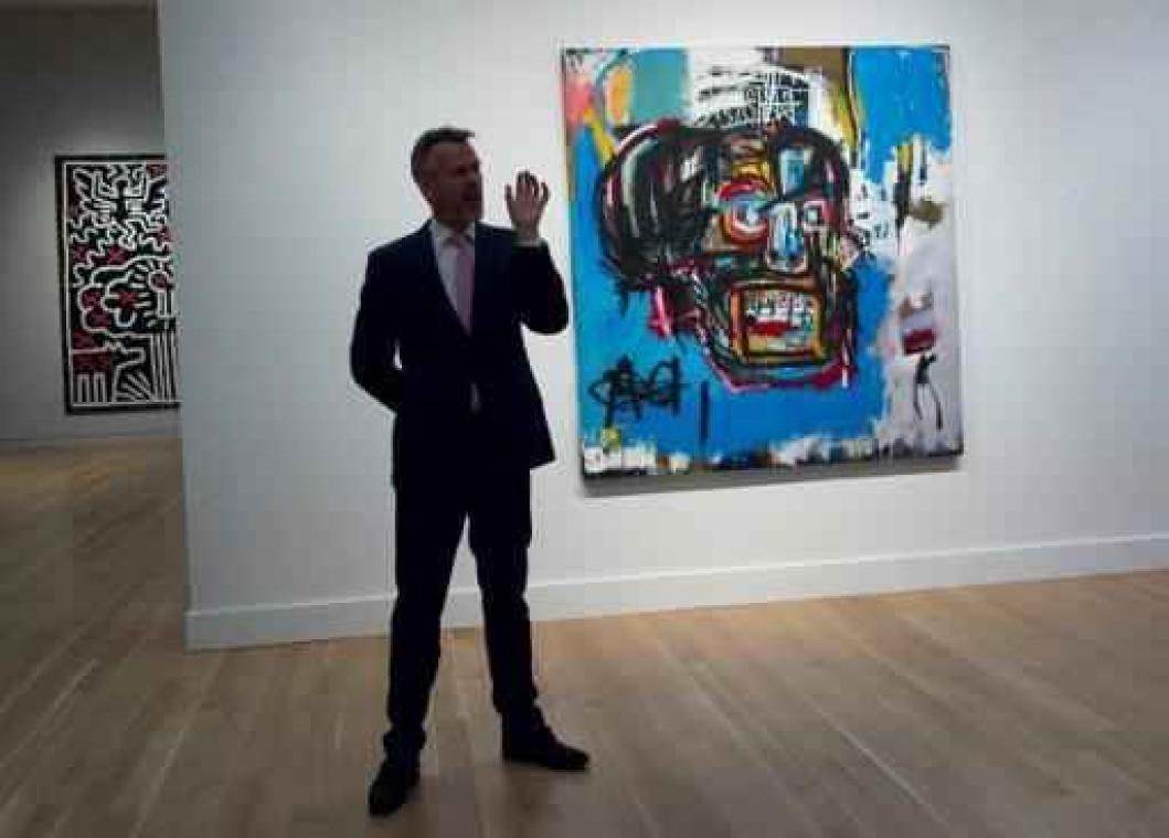 Record pour un tableau de Basquiat, vendu 110,5 millions de dollars