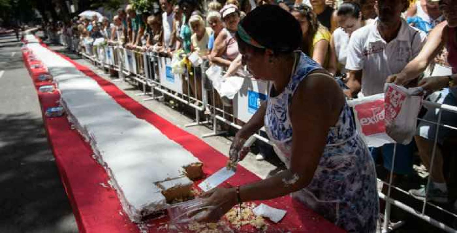 Rio de Janeiro célèbre ses 450 ans avec son gâteau géant