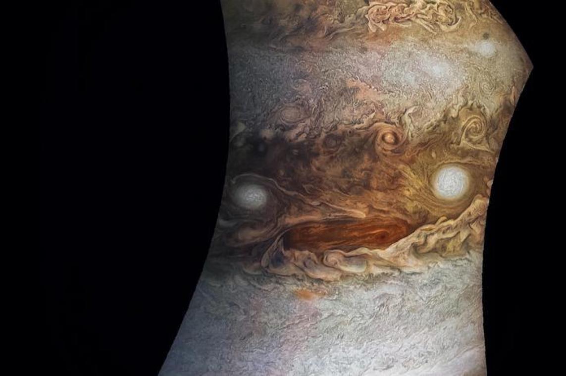 La Nasa dévoile de nouvelles images de Jupiter