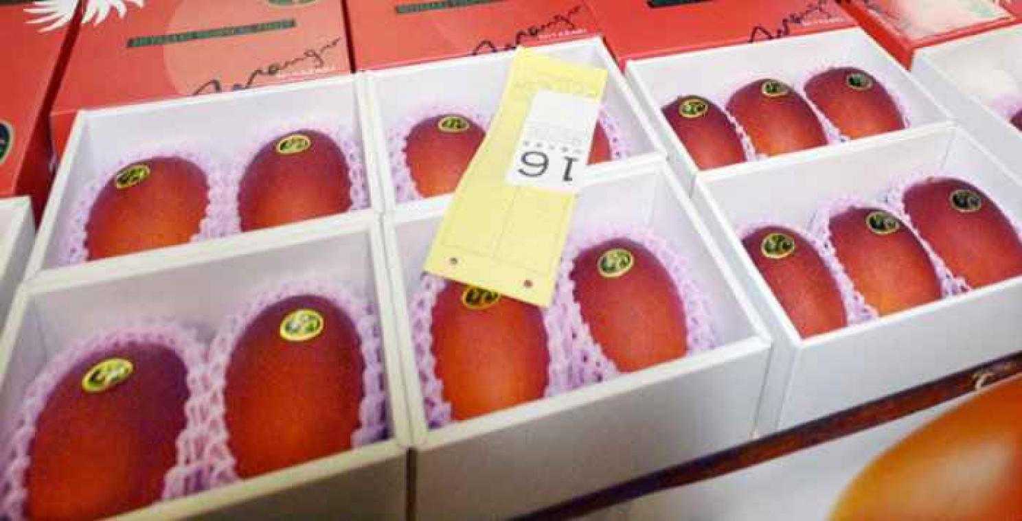 Deux mangues vendues 2000 euros au Japon