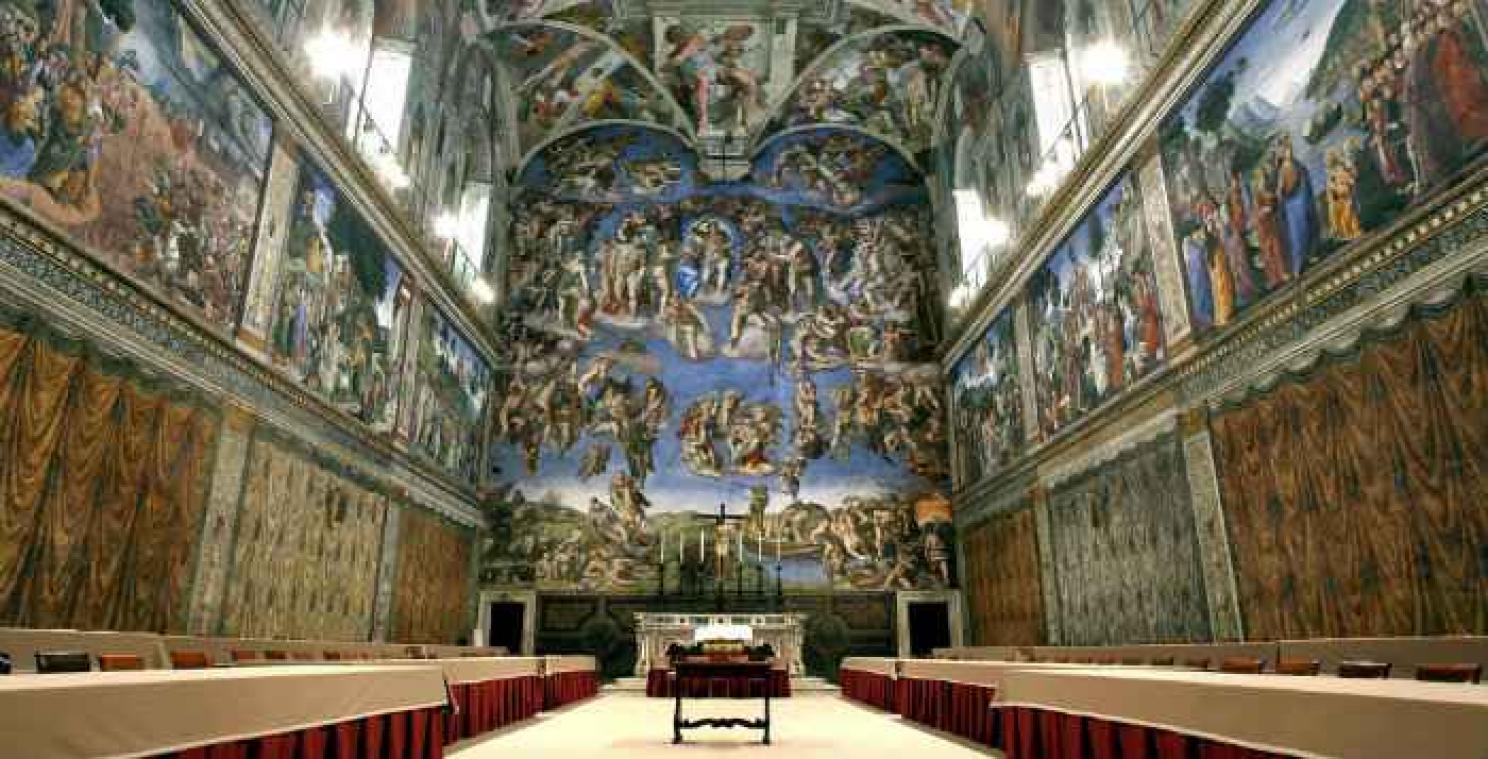 Les fresques de la Chapelle Sixtine reconstituées à taille réelle en photos