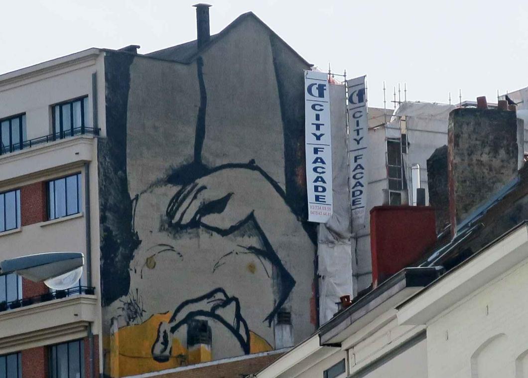 Une nouvelle fresque érotique à Bruxelles