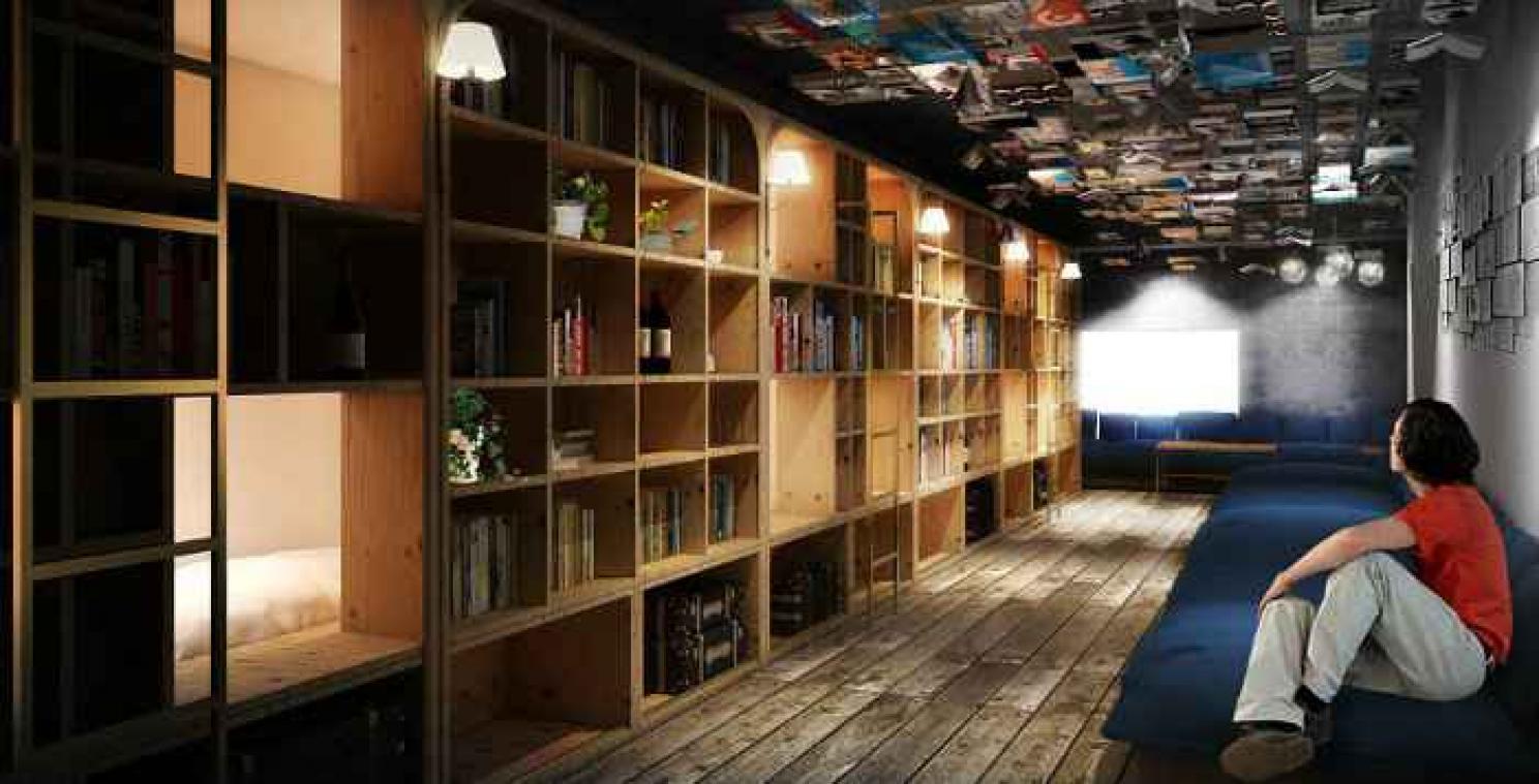 Dormir entre des livres, le nouveau concept de bibliothèque-hôtel