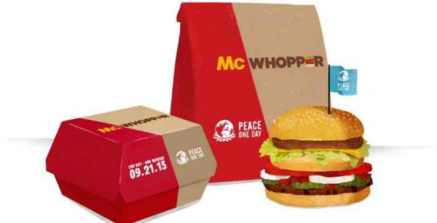 Burger King propose à McDo de faire la paix en lançant un burger commun, le McWhopper