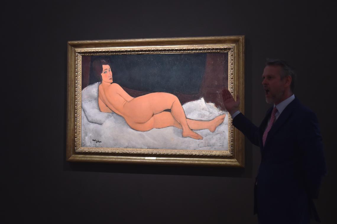 Un «Nu couché» de Modigliani devient le 4e tableau le plus cher de l'histoire