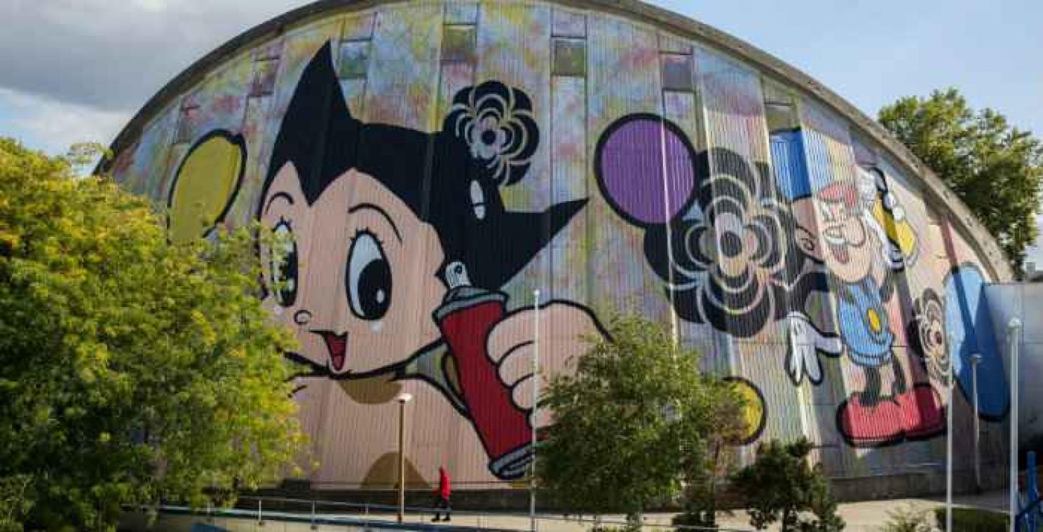 Inauguration de la plus grande oeuvre de street art d'Europe
