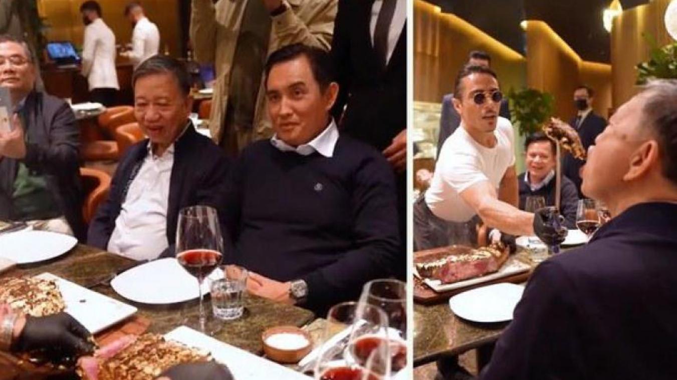 Les Vietnamiens en colère contre leur ministre, filmé en train de manger un steak à 1.000€ chez Salt Bae (vidéo)