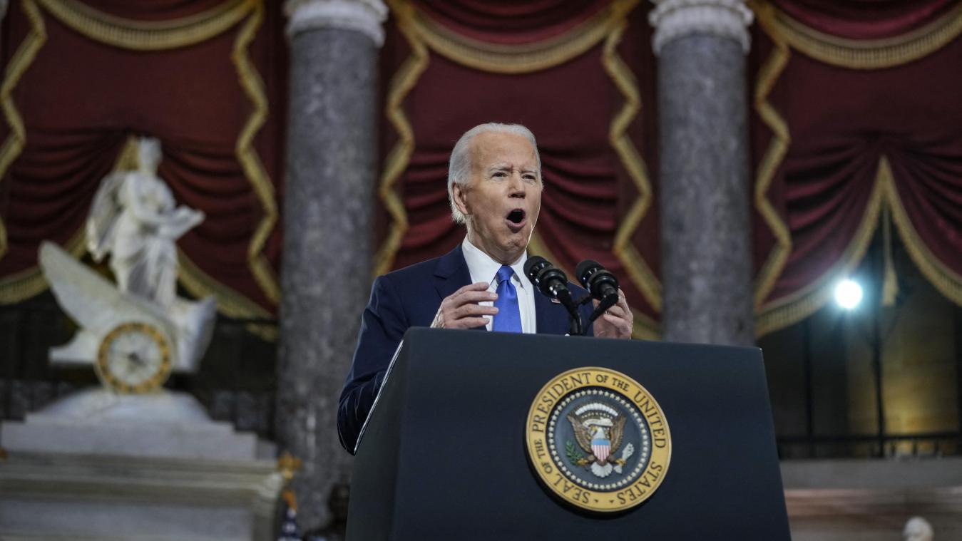 Un an après l’assaut du Capitole, Biden s’attaque virulemment à Trump: «Il préfère le pouvoir aux principes»