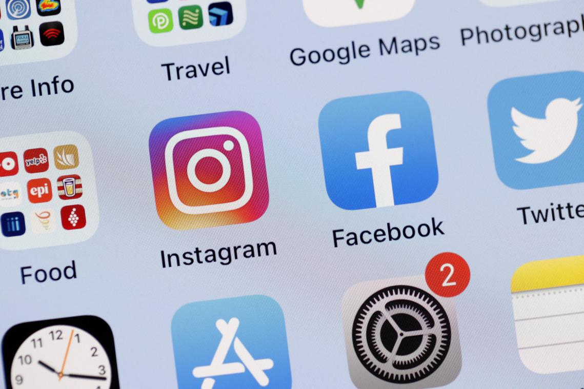 Facebook et Instagram moins populaires auprès des Belges