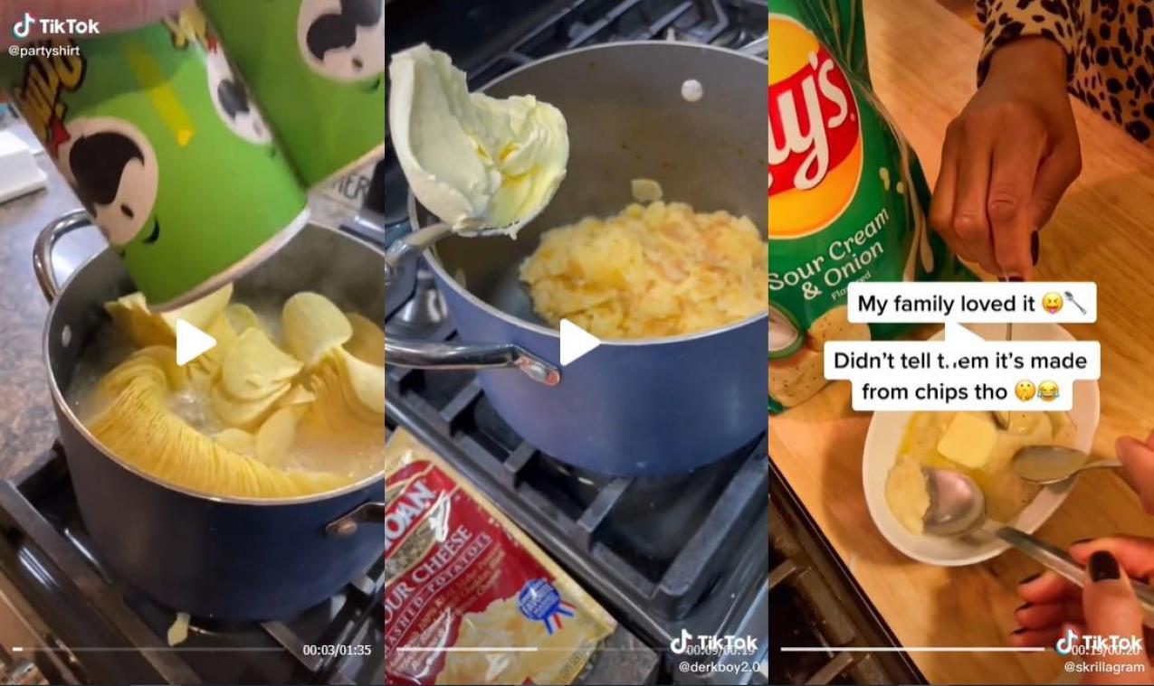Faire de la purée avec des chips, ces étranges recettes qui cartonnent sur TikTok