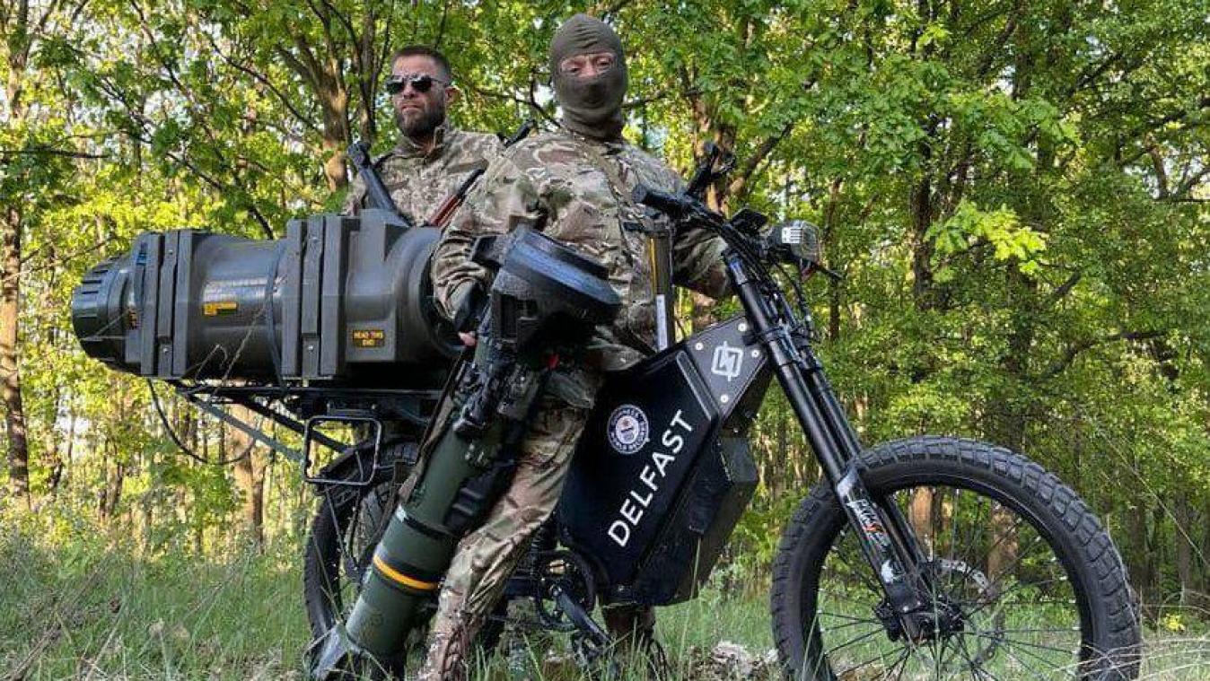Le vélo électrique, une arme redoutable et pas chère pour les combattants Ukrainiens