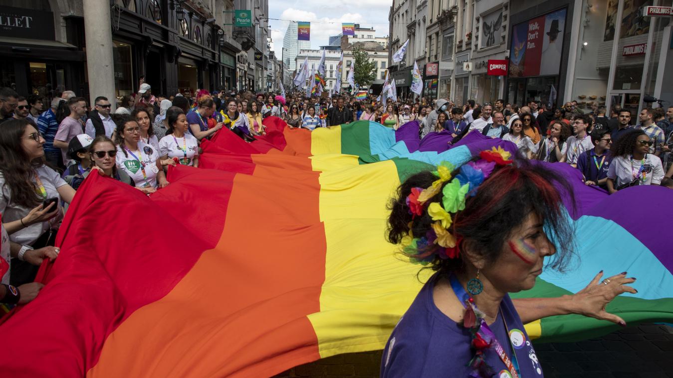 Plus de 120.000 personnes à la parade de la Belgian Pride dans la capitale