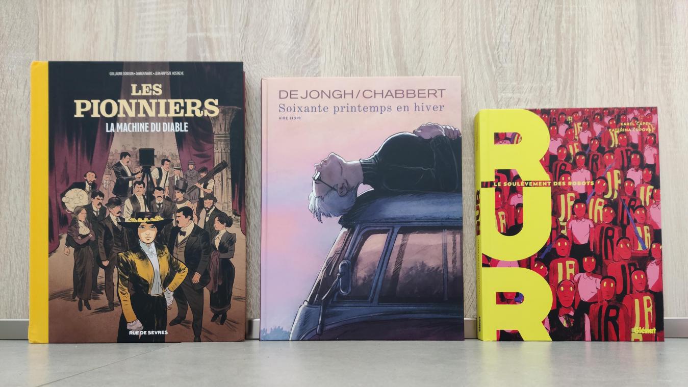 Sorties BD: «Les Pionniers», «Soixante printemps en hiver», «R.U.R, Le soulèvement des robots»