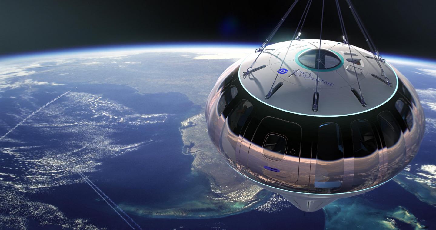 Cette montgolfière vous emmènera à 30 km d’altitude pour siroter un cocktail avec vue sur la Terre