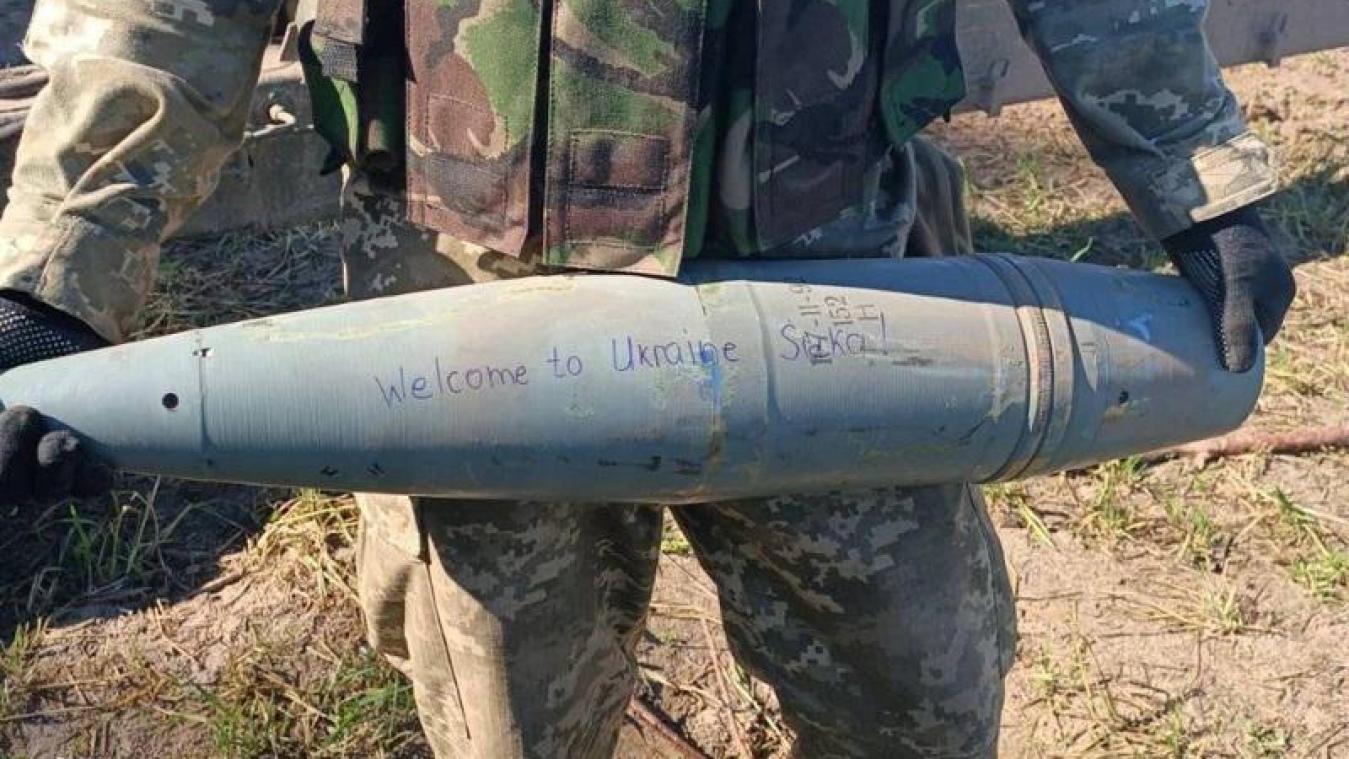 Il est désormais possible d’écrire un message sur les munitions que les Ukrainiens envoient aux Russes