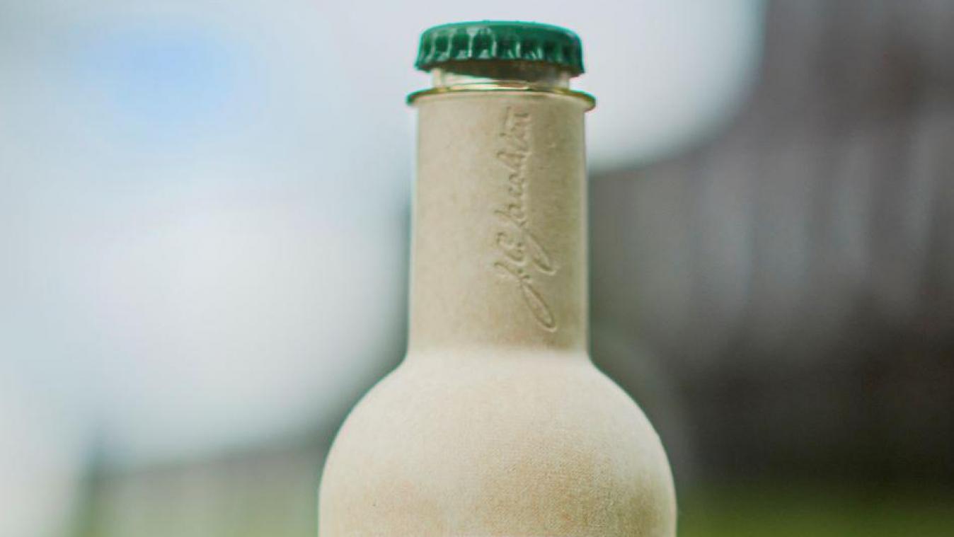 Ni en verre, ni en plastique, cette bouteille de bière révolutionnaire va être testée dans les festivals