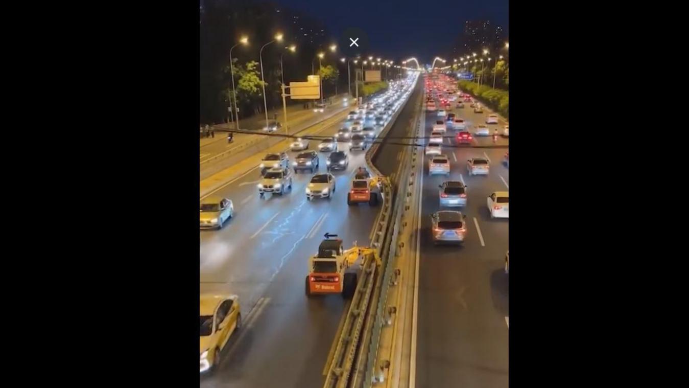 Pour lutter contre les embouteillages, la Chine a une étonnante solution (vidéo)