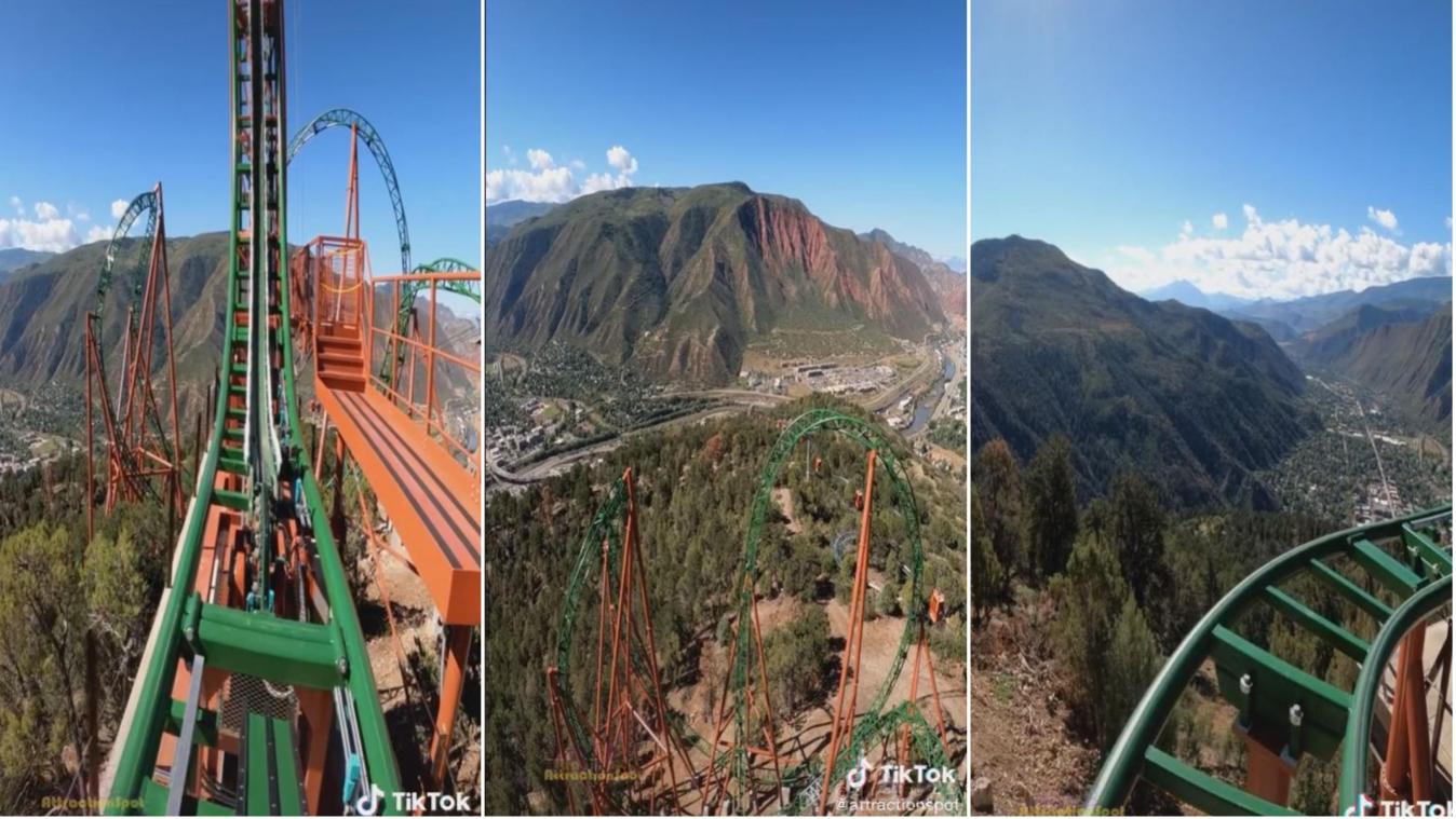 Ces montagnes russes perchées à 400m de haut vont vous donner le vertige (vidéo)